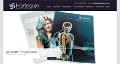 Desktop Screenshot of harlequinprintgroup.co.uk